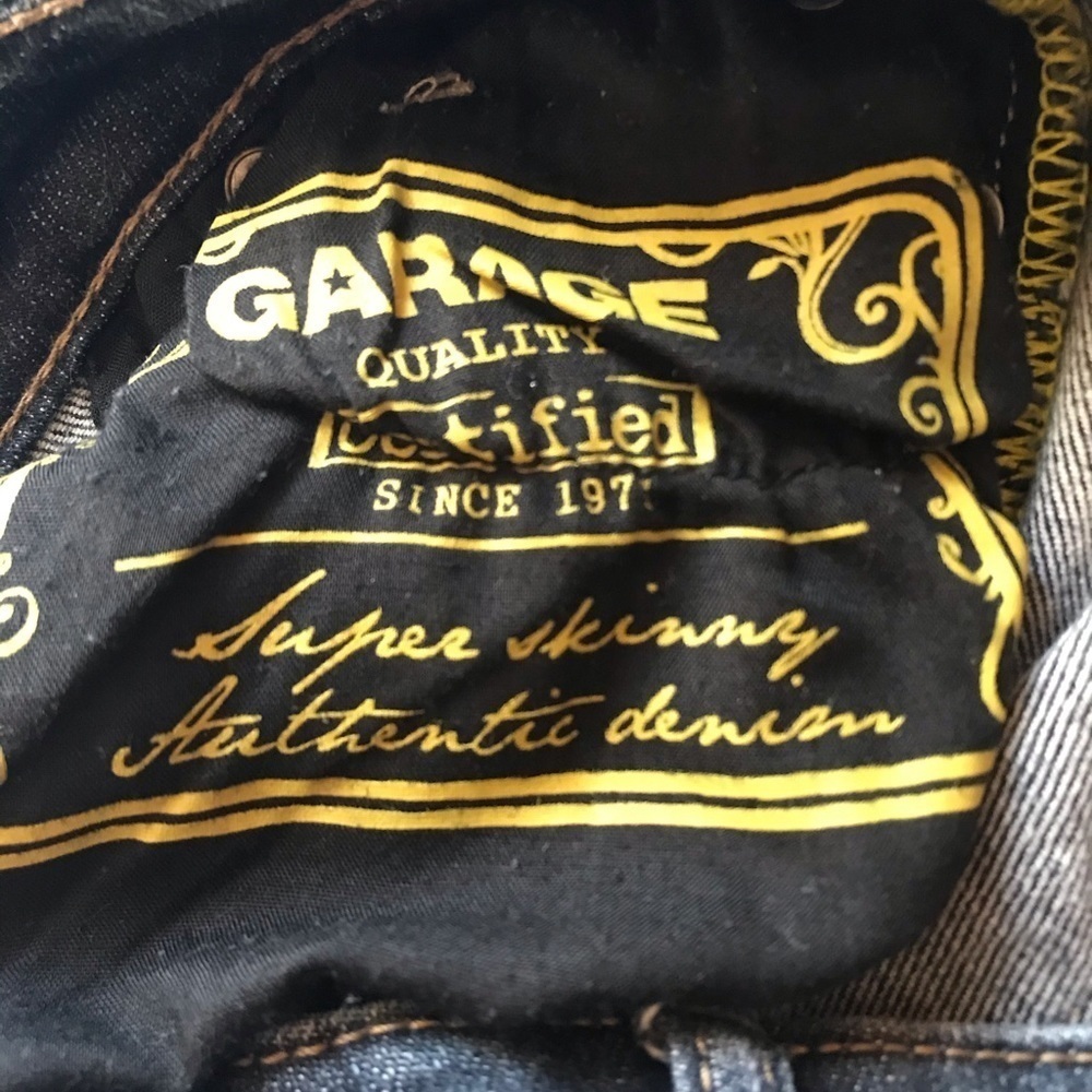 🔥Garage Super  Skinny Distressed Jeans 05 - Picture 8 of 8